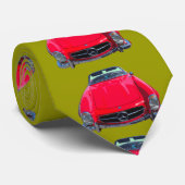 Cravate Red Mercedes Benz 300 SL Convertible (Roulé)