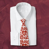 Cravate Red New Mexico Zia Heart