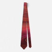 Cravate Red & Orange Marble Strata Hommes Neckties (Devant)