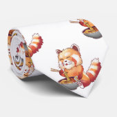 Cravate Red Panda Ramen (Roulé)