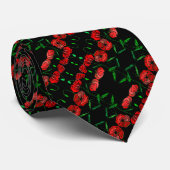 Cravate Red Poppy Art - Moderne (Roulé)