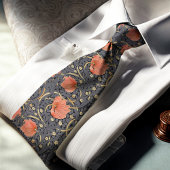 Cravate Red Puppies Pimpernel William Morris Dark Motif