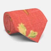 Cravate Red Retro Rockabilly (Roulé)