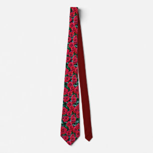 Cravate Red Rose