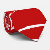 Cravate Red Web (Roulé)