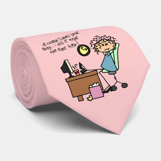 Cravate Redressez la première fois l'humour (Roulé)