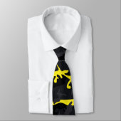 Cravate Reflets de citron Camo (Attaché)