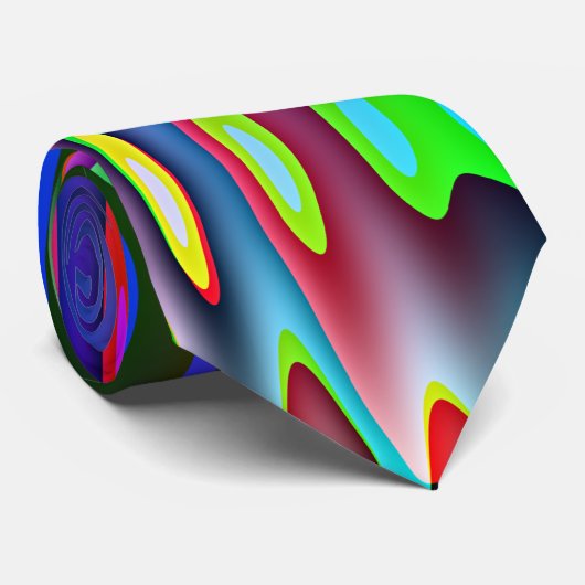 Cravate : Réflexions dupliquées (Roulé)