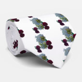 Cravate Réflexions florales (Roulé)