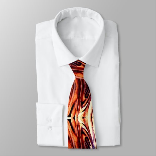 Cravate Réflexions sur le cuivre (Attaché)