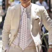 Cravate Régence rose Roses