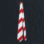 Cravate régimentaire blanche et cramoisie de<br><div class="desc">Vous regarderez classiquement chics portant cette cravatte diagonal-rayée blanche et cramoisie.</div>