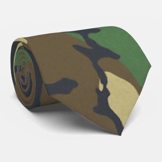 Cravate Région boisée Camo (Roulé)