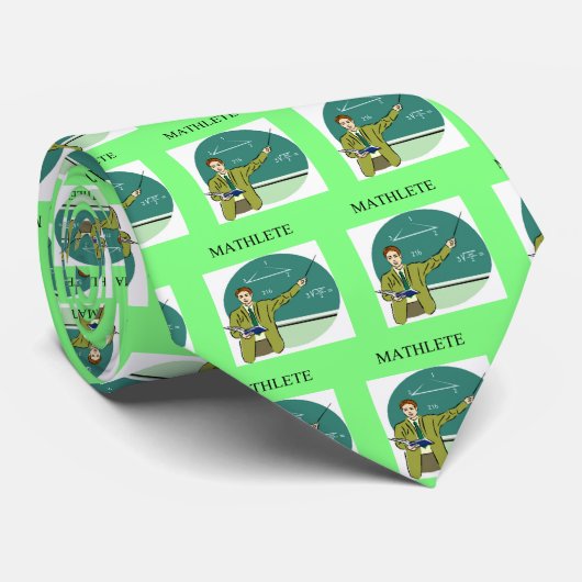 Cravate règles de mathématiques (Roulé)