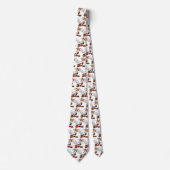 Cravate Reindeer Puzzled Funny Christmas Character (Devant)