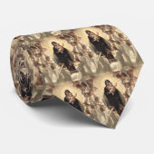 Cravate Reine des Anges Regina Angelorum par Bouguereau (Roulé)