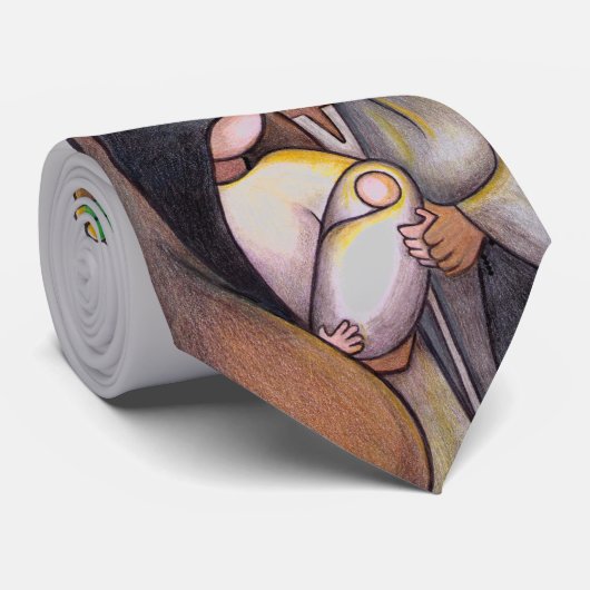 Cravate religieuse de Noël (Roulé)