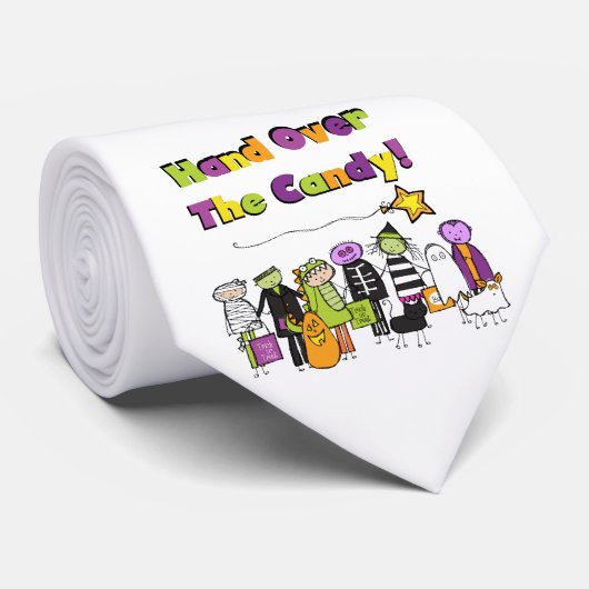 Cravate Remettez-vous les bonbons, les t-shirts et les cad (Roulé)