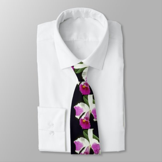 Cravate Remo rose Prada "couronnent" des fleurs (de (Attaché)