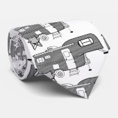 Cravate Remorque classique Caravan Thunder_Cove (Roulé)