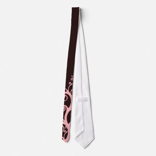 Cravate Remous de chocolat (Dos)