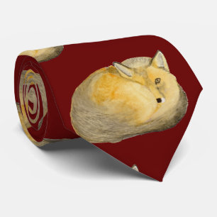 Cravate Renard rouge