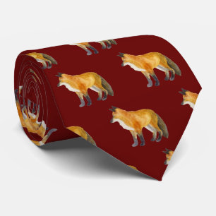 Cravate Renard rouge