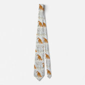 Cravate Renard rouge (Devant)