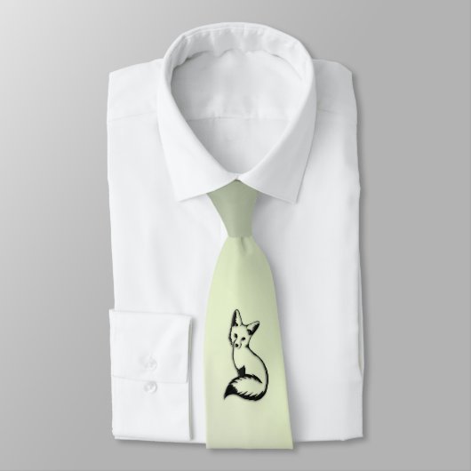 Cravate Renard vert (Attaché)