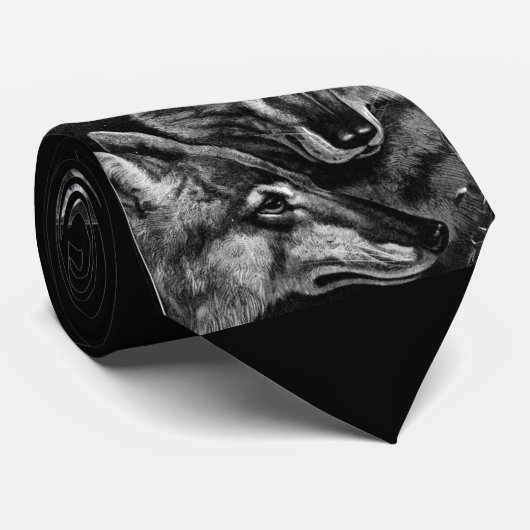 Cravate Renards/loups/coyotes ? (Roulé)