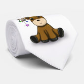 Cravate Renne avec les étoiles colorées (Roulé)