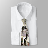 Cravate Renoir - Skaters dans le Bois de Boulogne-1868 (Attaché)