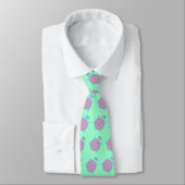 Cravate repérée de tortue (vert) (Attaché)