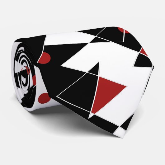 Cravate Repérer les balles rouges (Roulé)