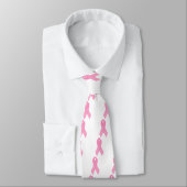 Cravate Répétition rose de ruban (Attaché)
