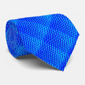 Cravate Reptile bleu (Roulé)