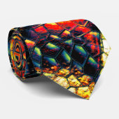 Cravate Reptile skin with very orangish and dark spots? (Roulé)