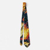 Cravate Reptile skin with very orangish and dark spots? (Dos)