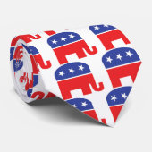 Cravate Républicain-Éléphant (Roulé)