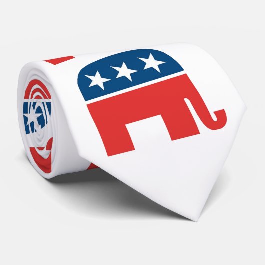 Cravate républicaine de drapeau (Roulé)