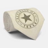 Cravate République du Texas vieux sale (Roulé)
