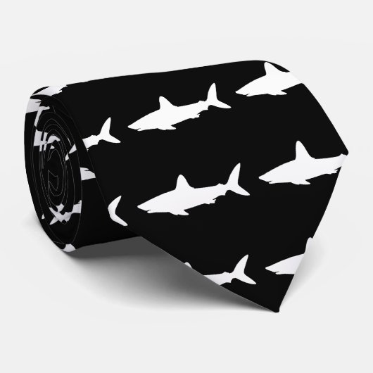 Cravate Requin nageant (Roulé)