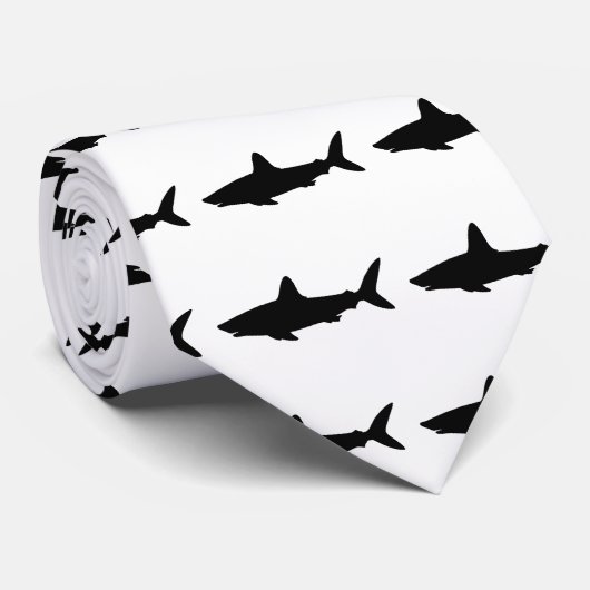 Cravate Requin nageant (Roulé)