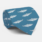 Cravate Requin noir à pointe noire (Roulé)