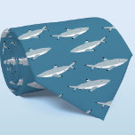 Cravate Requin noir à pointe noire<br><div class="desc">Un design amusant et pas particulièrement sinistre pour les requins à tête noire,  parfait pour tous ceux qui aiment l'océan et la faune sous-marine. Idéal pour les plongeurs,  les snorkeling,  les biologistes marins,  les marins et ceux qui aiment la pêche en mer. Art original de Nic Squirrell.</div>