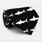Cravate Requin qui Nage (Roulé)