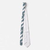 Cravate requin sauvage blanc (Dos)