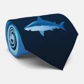 Cravate Requins nageant (Roulé)