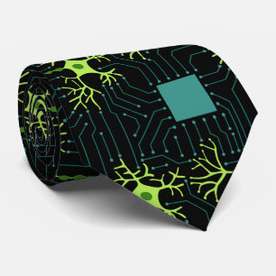 Cravate Réseau neuronal - Noir
