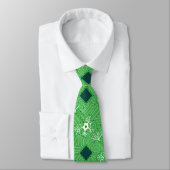 Cravate Réseau neuronal - Vert (Attaché)